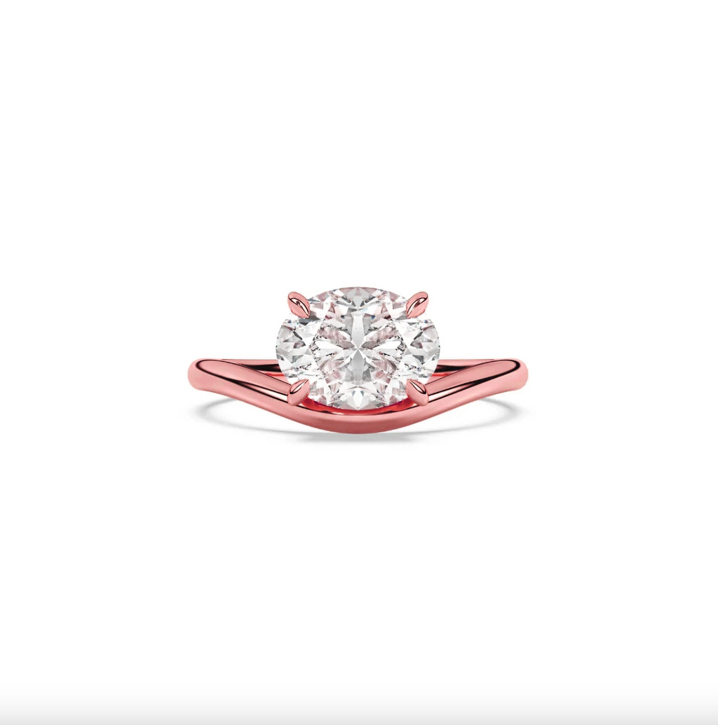 Brhyxa 14K Gold-Plated Wave Pinky Ring Set for Women