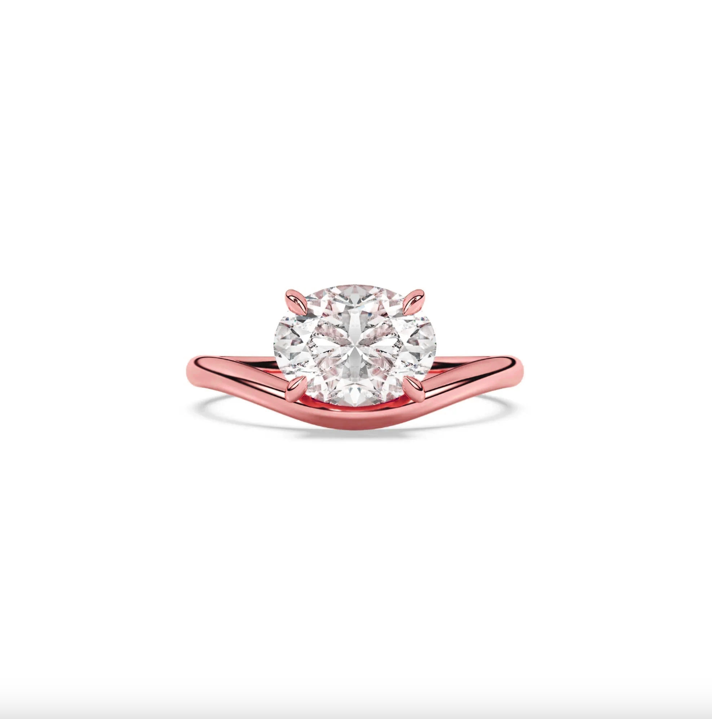 Brhyxa 14K Gold-Plated Wave Pinky Ring Set for Women