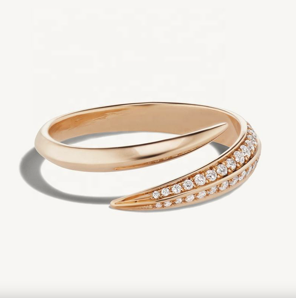 Brhyxa Women’s Fashion 925 Sterling Silver Ring – Gold Plated Adjustable Finger Ringc